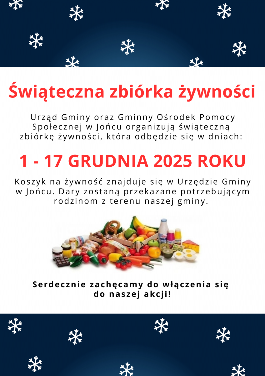 Świąteczna zbiórka żywności 2025!