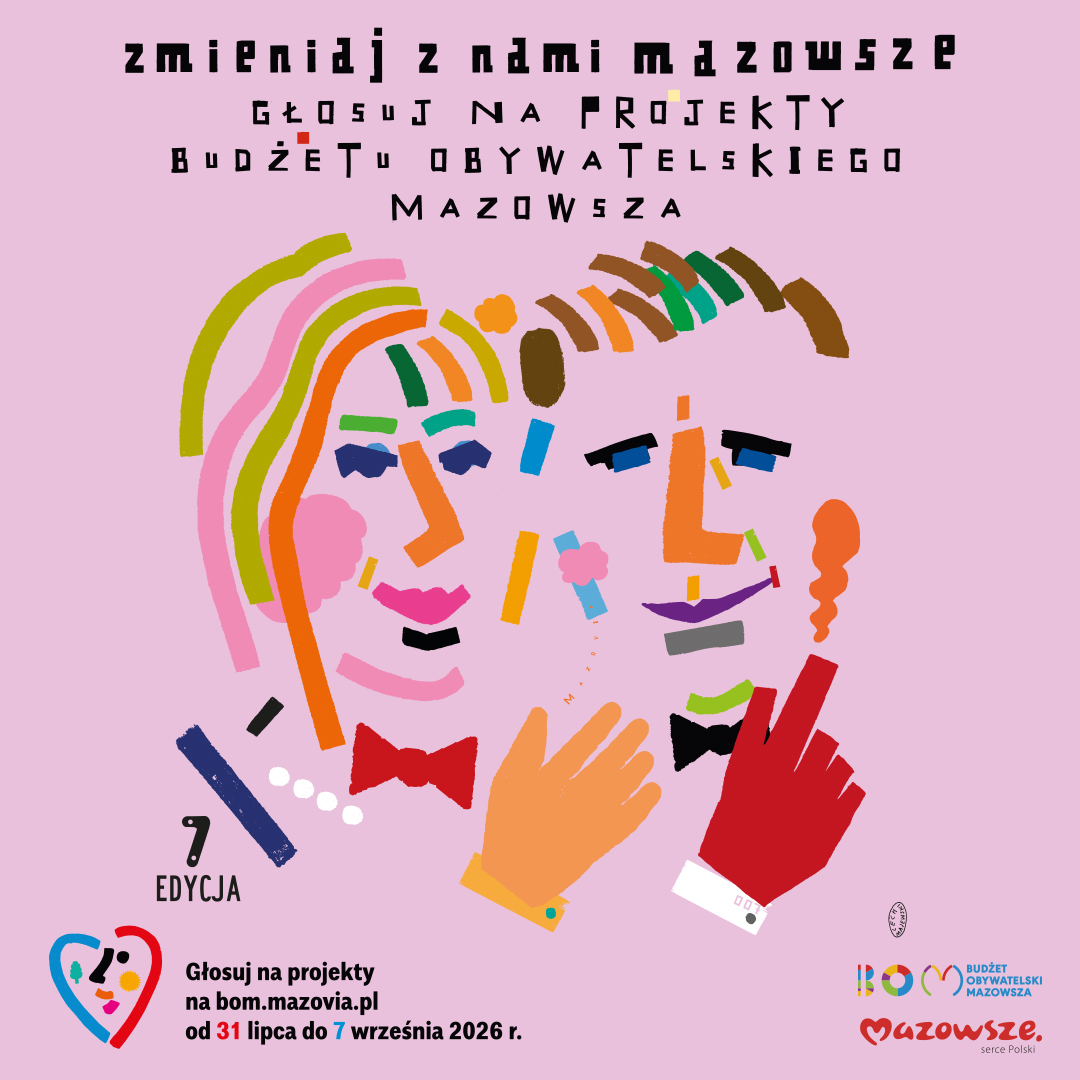 Zaproszenie do głosowania w 7. edycji Budżetu Obywatelskiego Mazowsza