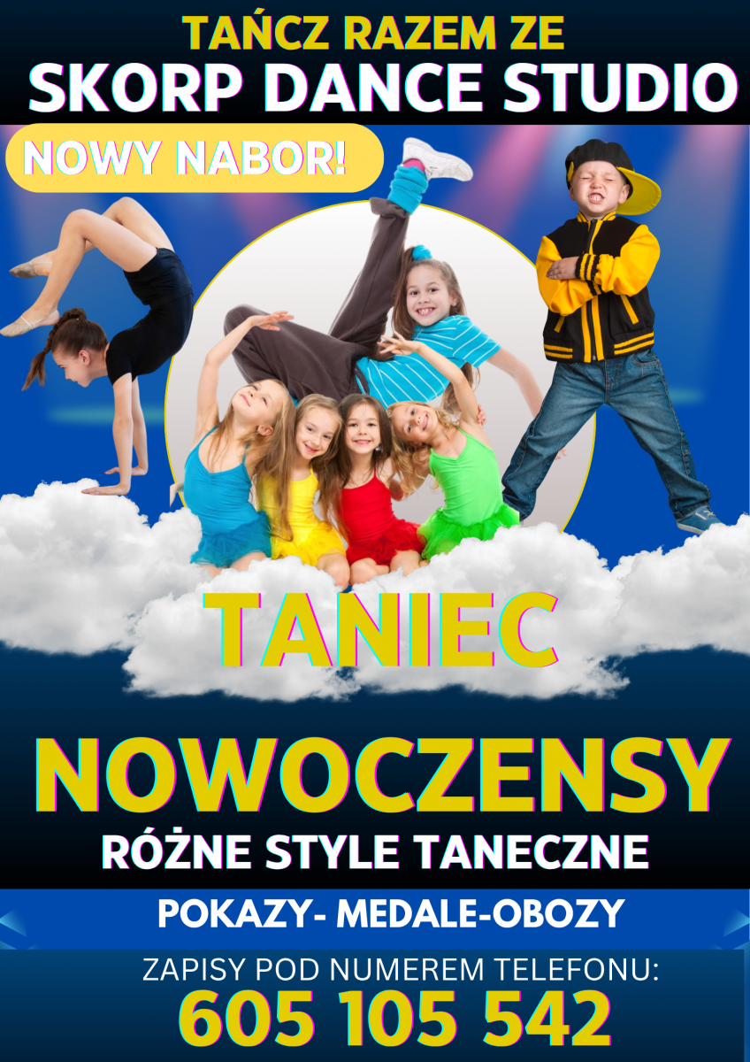 Zapraszamy TANIEC NOWICZESNY - HIP HOP