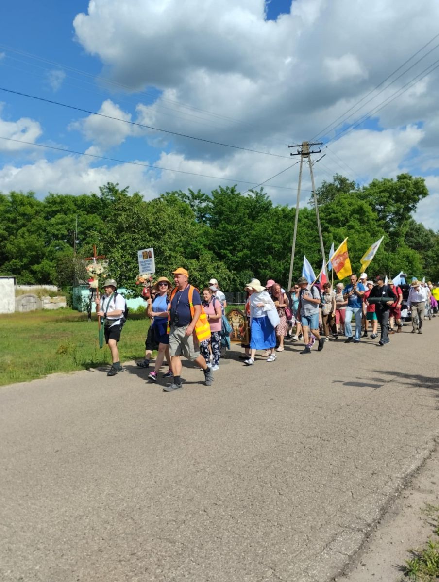 Gościliśmy pielgrzymów zmierzających do Gietrzwałdu