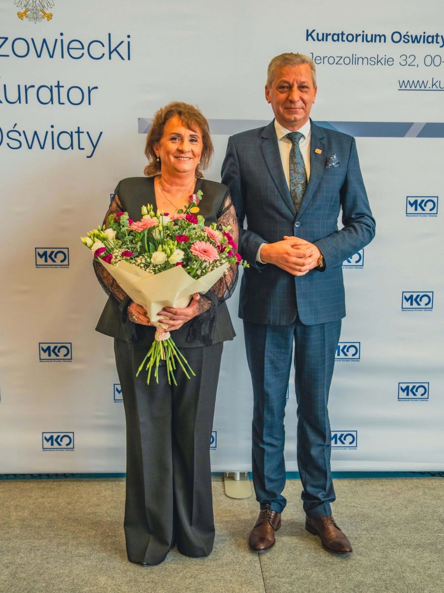 Złoty Medal za Długoletnią Służbę dla Pani Bożeny Jaworskiej