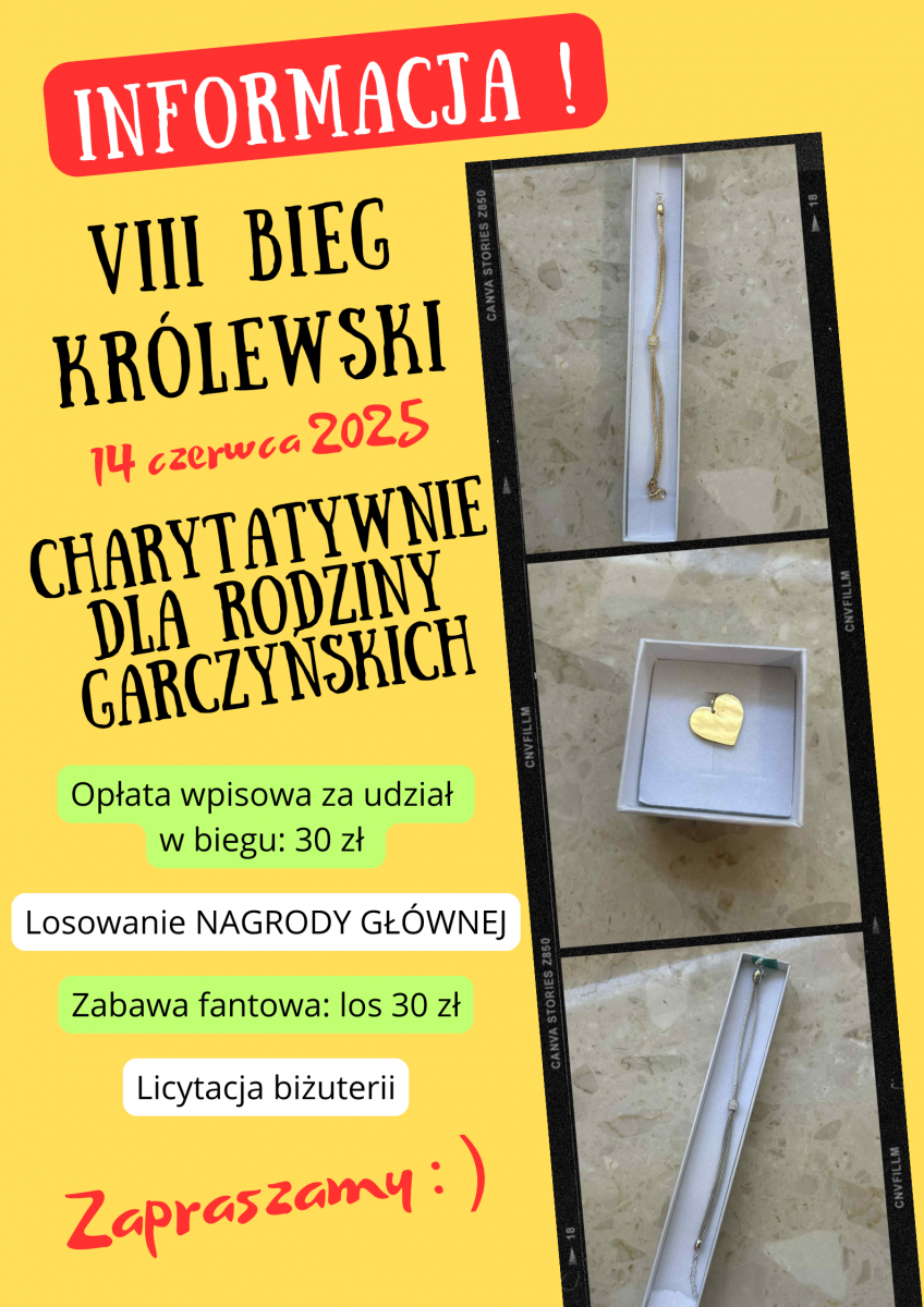 VIII Bieg Królewski - informacja