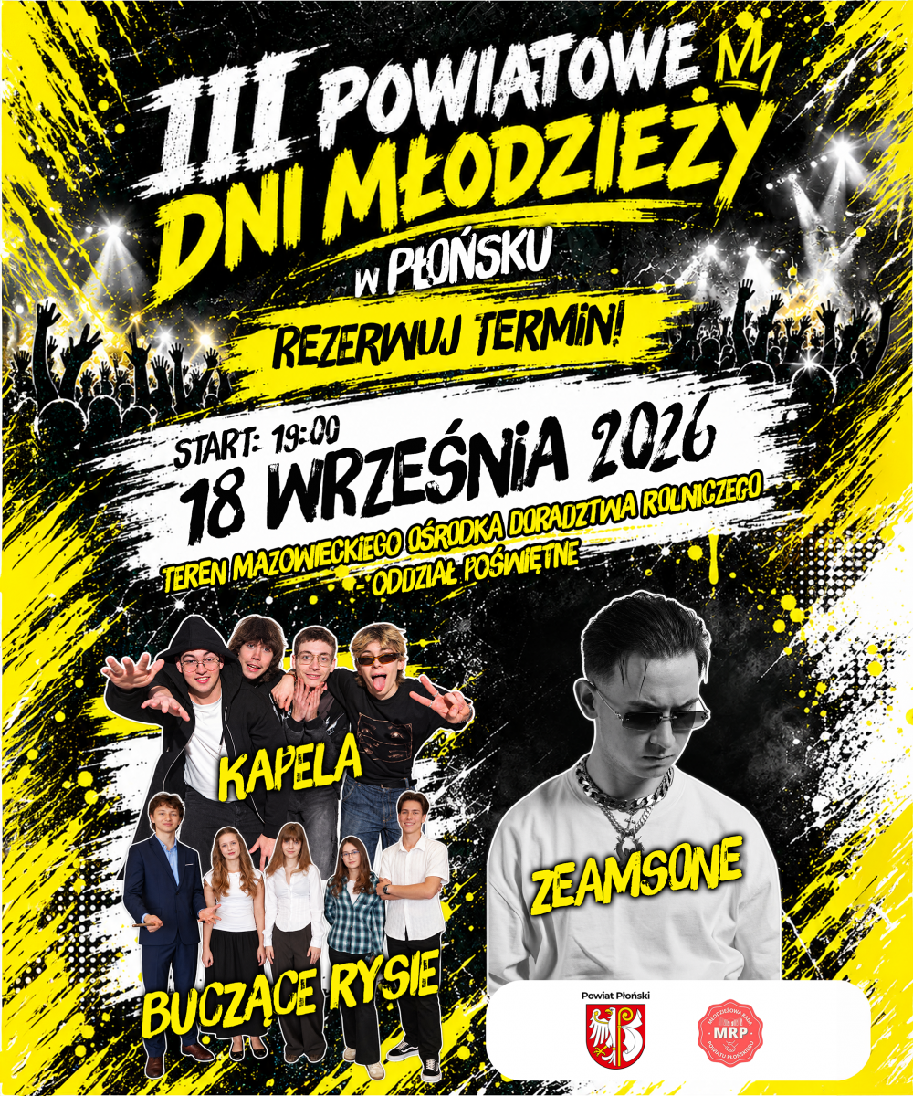 Zaproszenie na III Powiatowe Dni Młodzieży