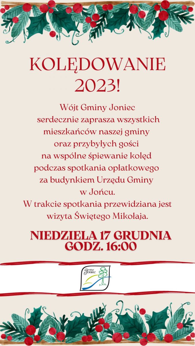 Wspólne kolędowanie 2023!