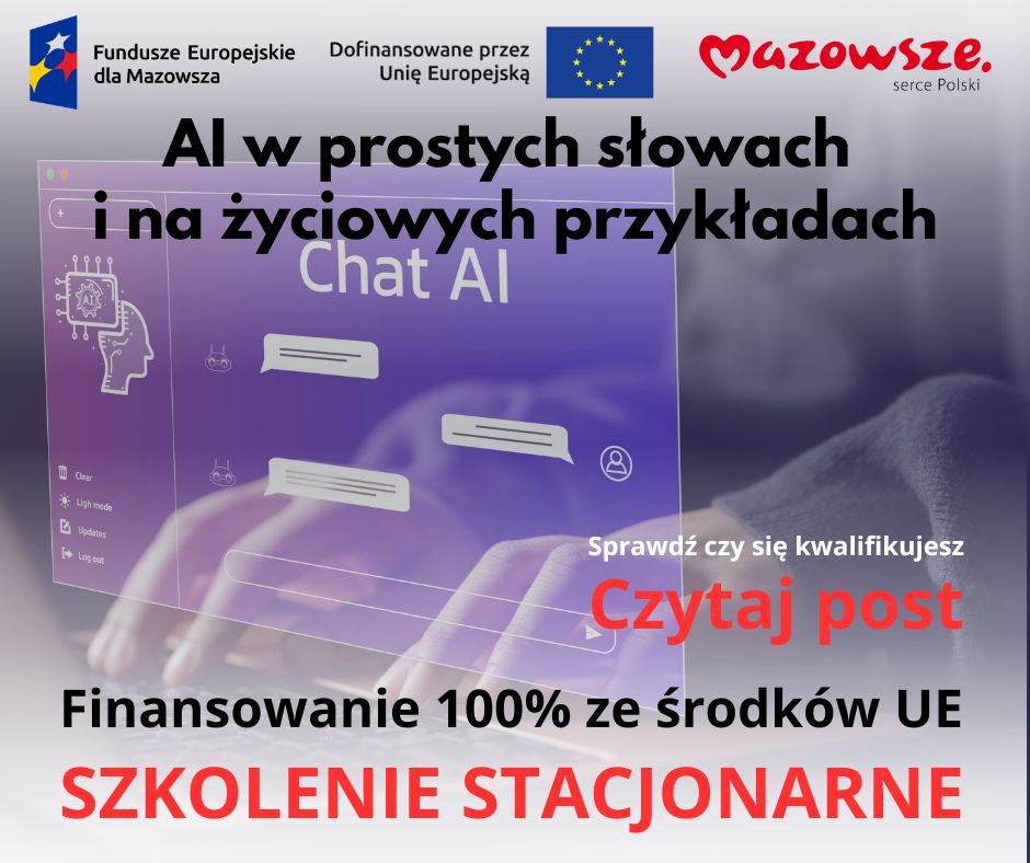 “Sztuczna Inteligencja w życiu i pracy” - bezpłatne szkolenie dla mieszkańców