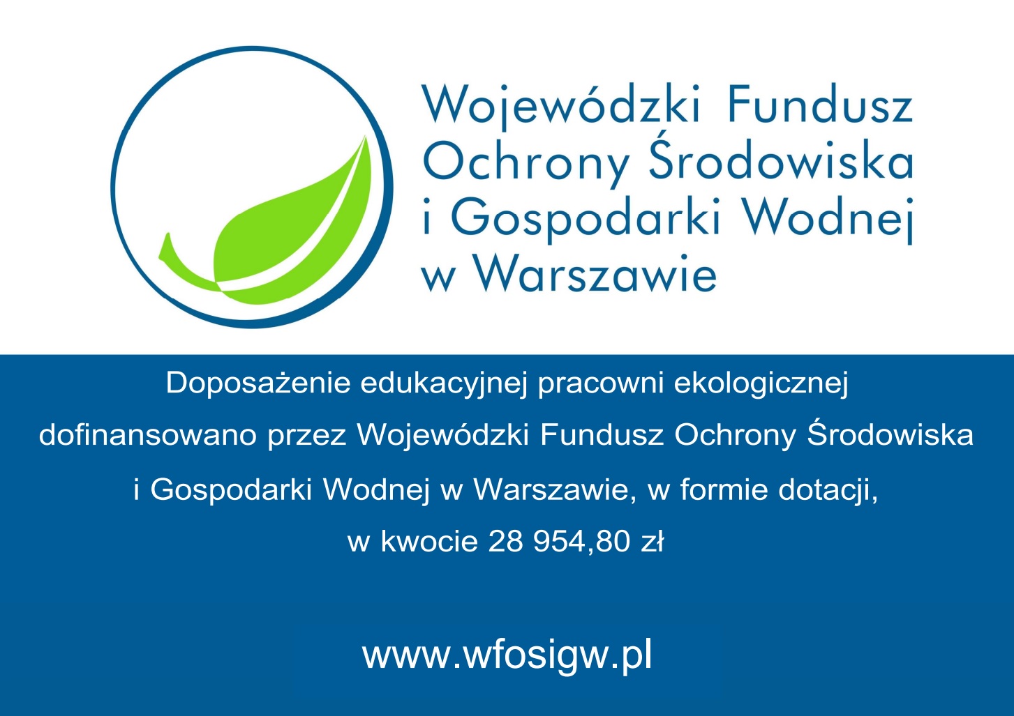 Doposażenie edukacyjnej pracowni ekologicznej