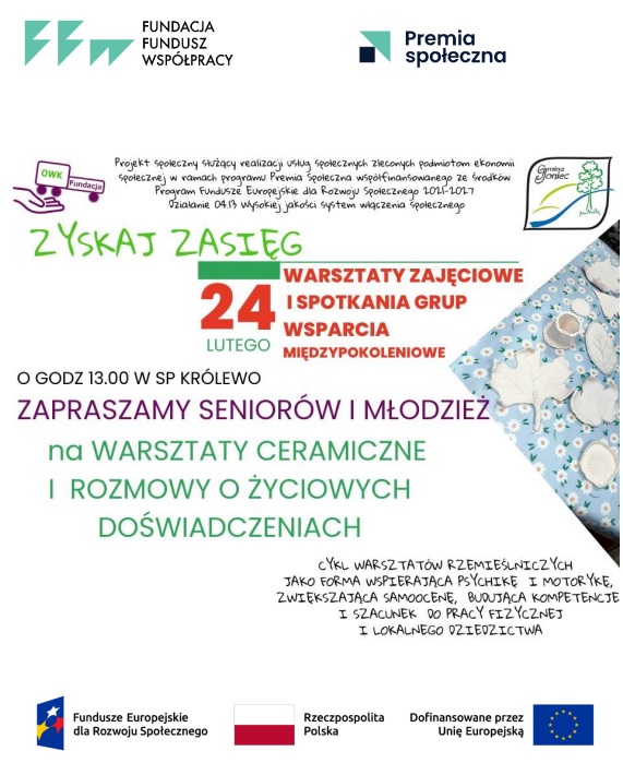 Zapraszamy na warsztaty ceramiczne w ramach Programu 
