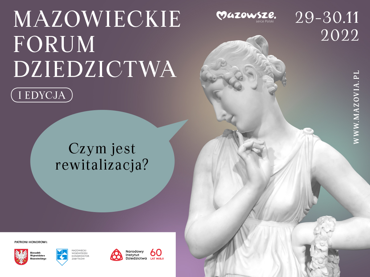 Zaproszenie na Mazowieckie Forum Dziedzictwa