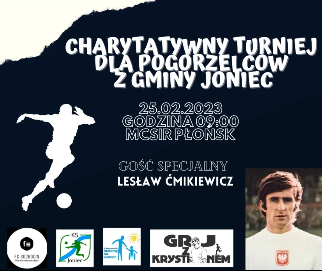 CHARYTATYWNY TURNIEJ PIŁKI NOŻNEJ JUŻ W NAJBLIŻSZĄ SOBOTĘ!