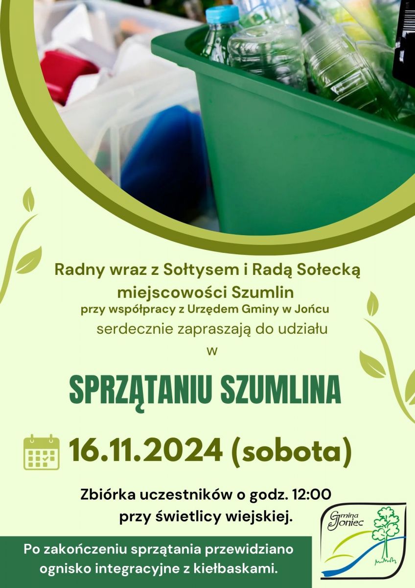 Akcja - sprzątanie miejscowości Szumlin