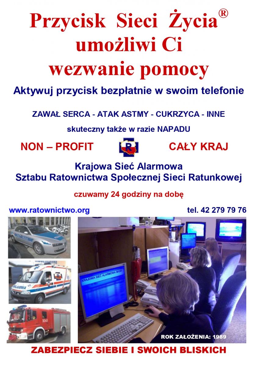 Informacja o Przycisku Sieci Życia