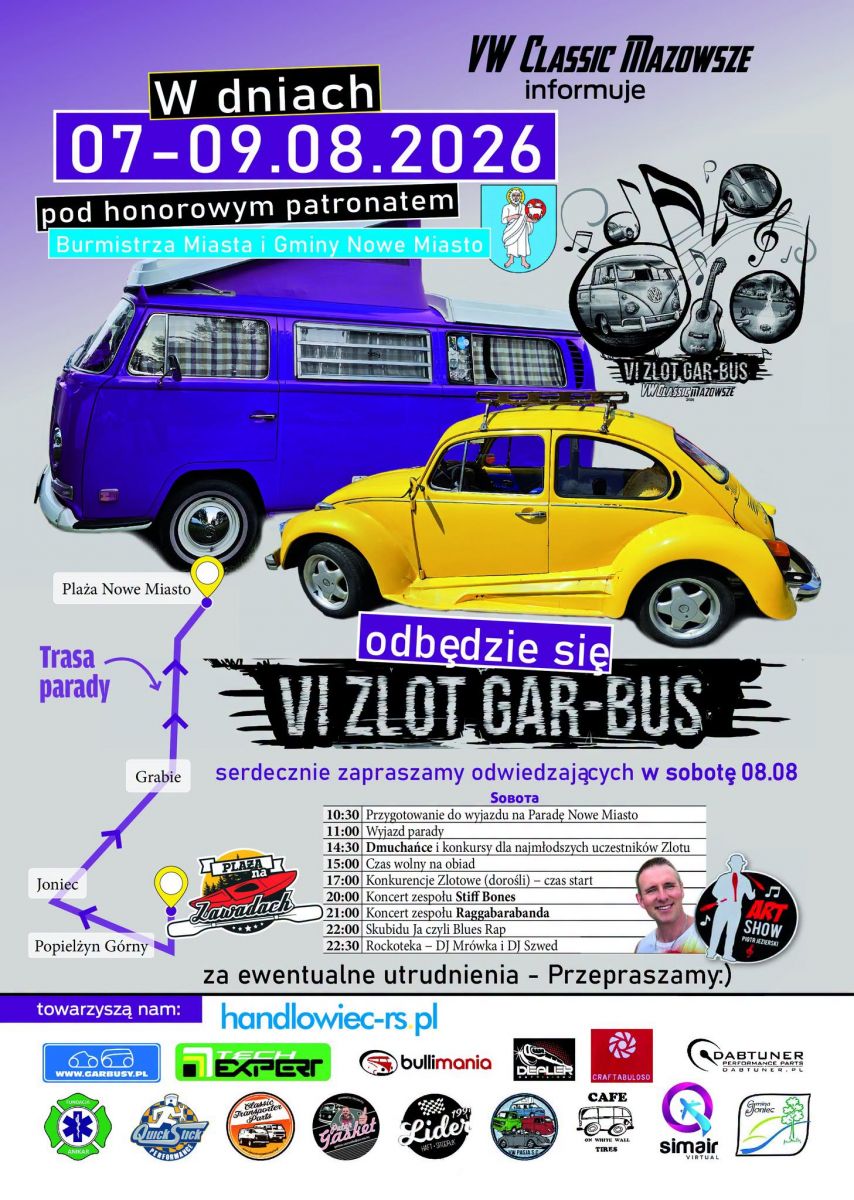 Zaproszenie na VI Zlot Gar-Bus 2026