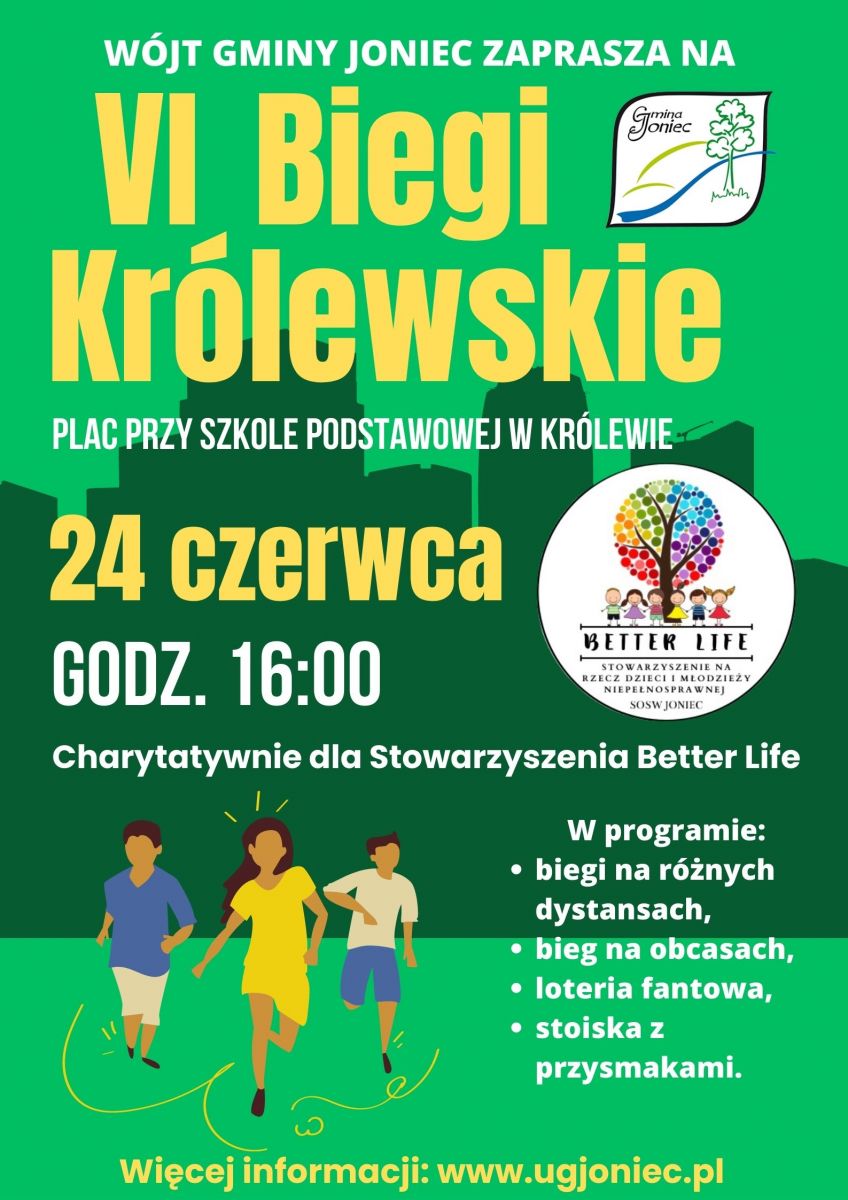 Zaproszenie na VI Biegi Królewskie