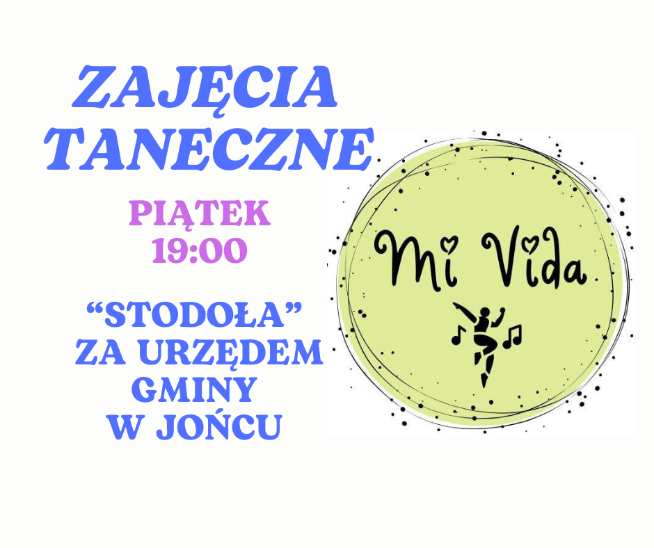 Zapraszamy na zajęcia taneczne - 07.11.2025
