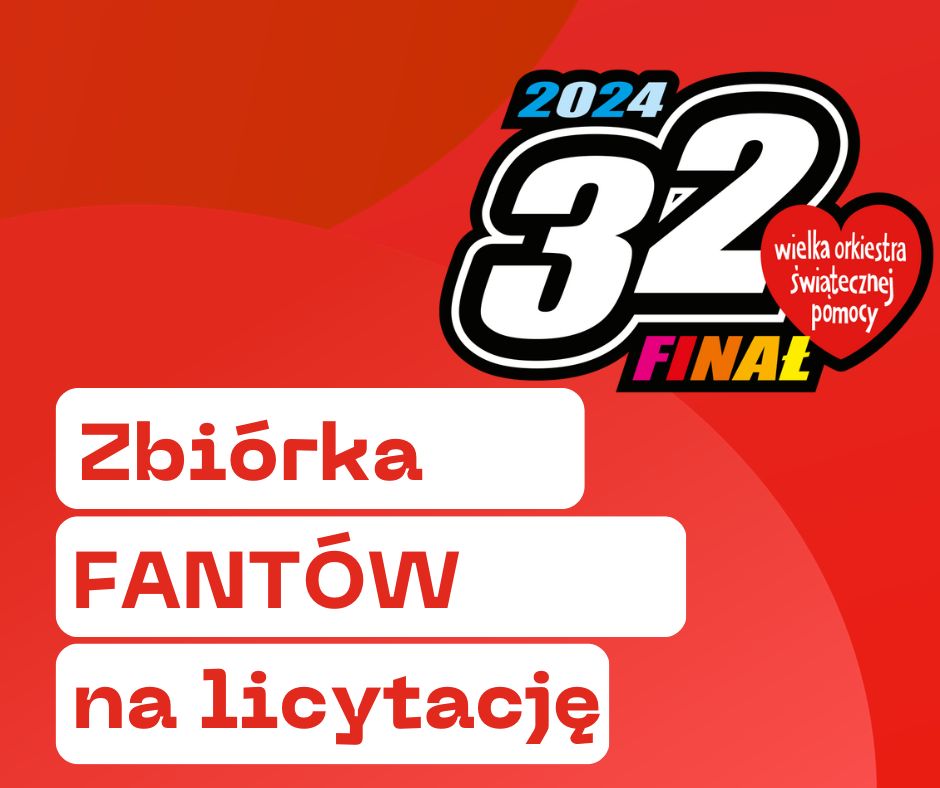 Zbiórka fantów na licytację 32. Finału WOŚP - Płuca po pandemii. Gramy dla dzieci i dorosłych