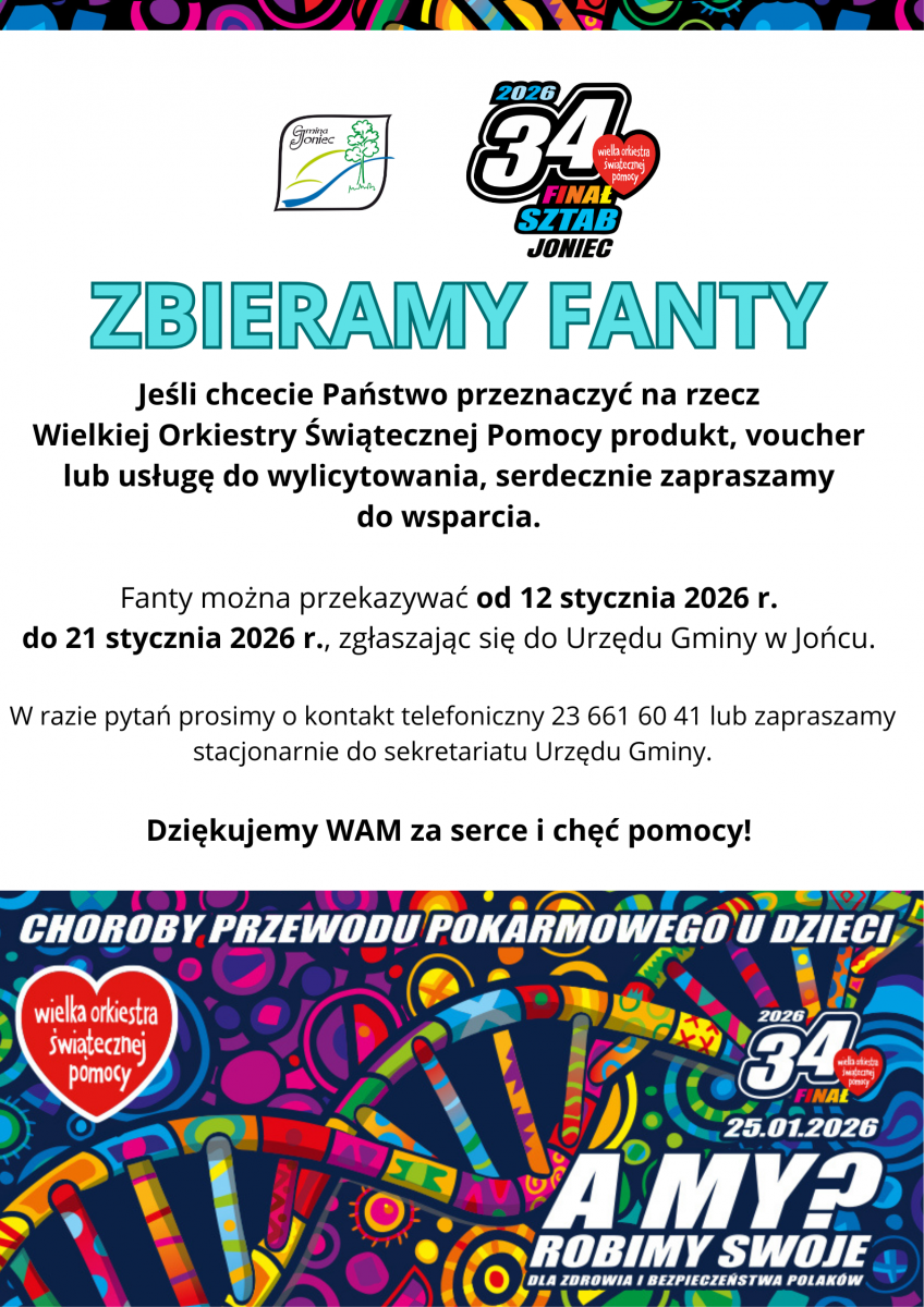 Zbiórka fantów WOŚP 2026