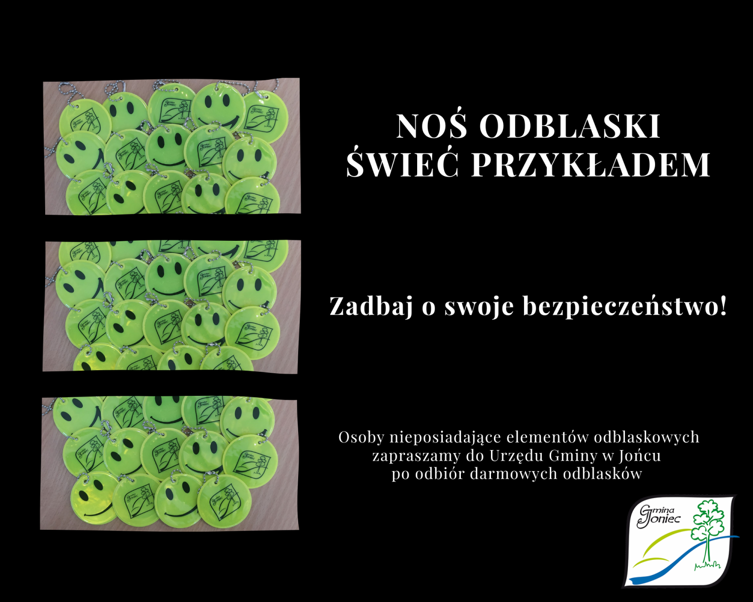 Bądź widoczny - noś odblaski!
