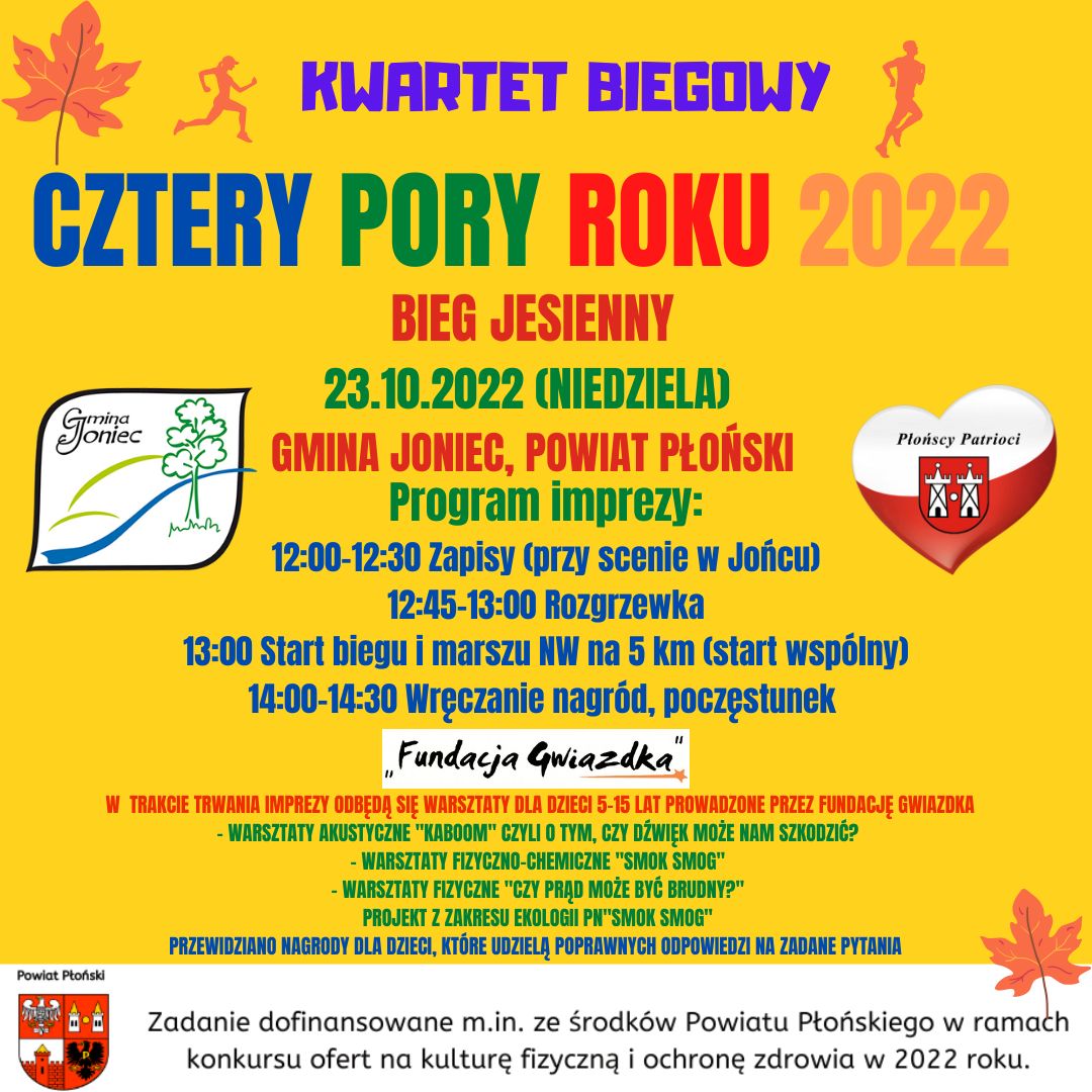Zaproszenie do udziału w Biegu Jesiennym