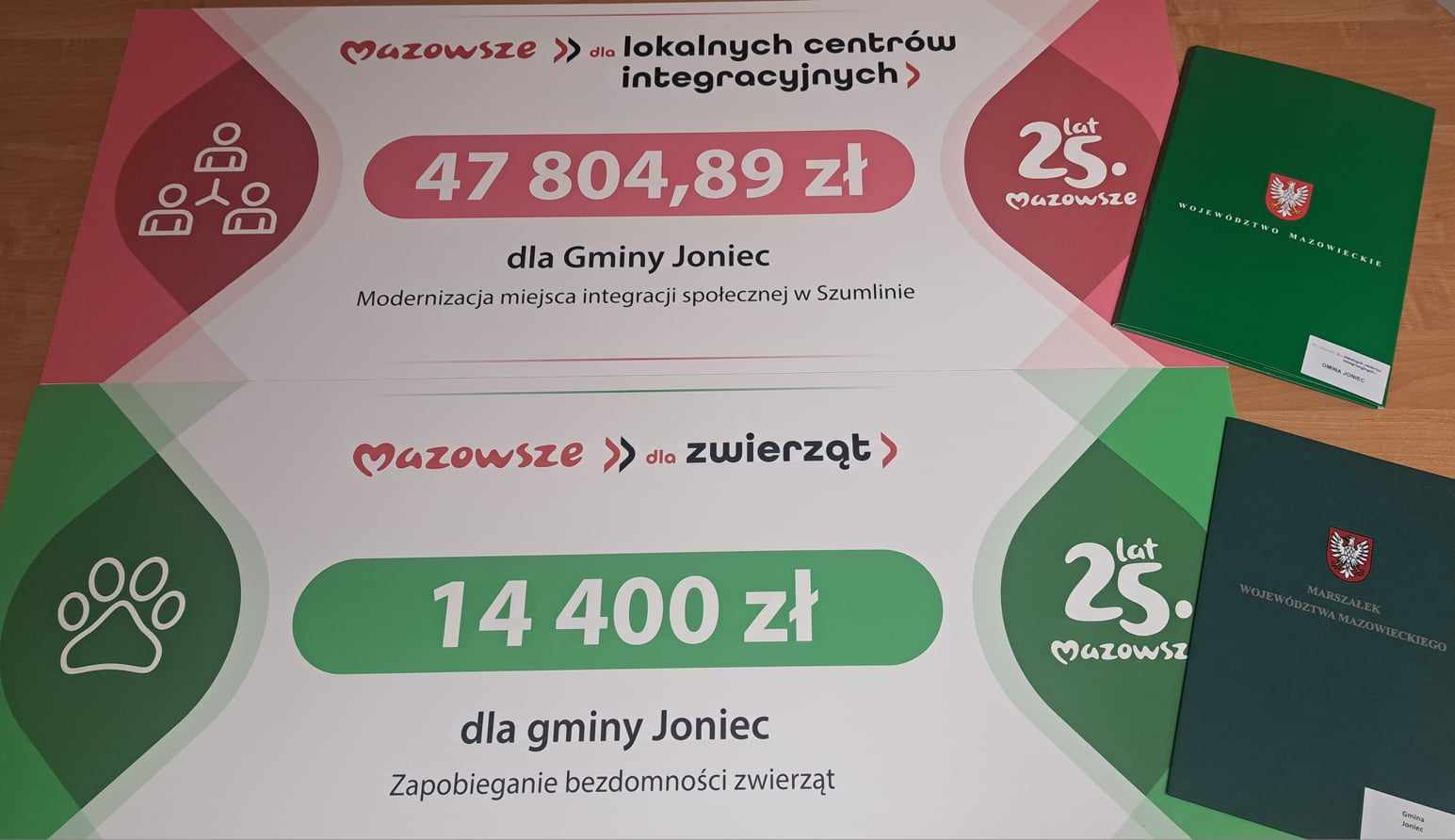 Podpisanie umów na udzielenie pomocy finansowej ze środków Województwa Mazowieckiego