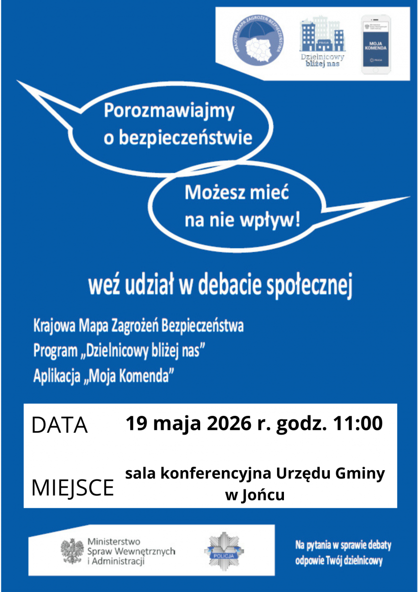Zaproszenie na debatę społeczną