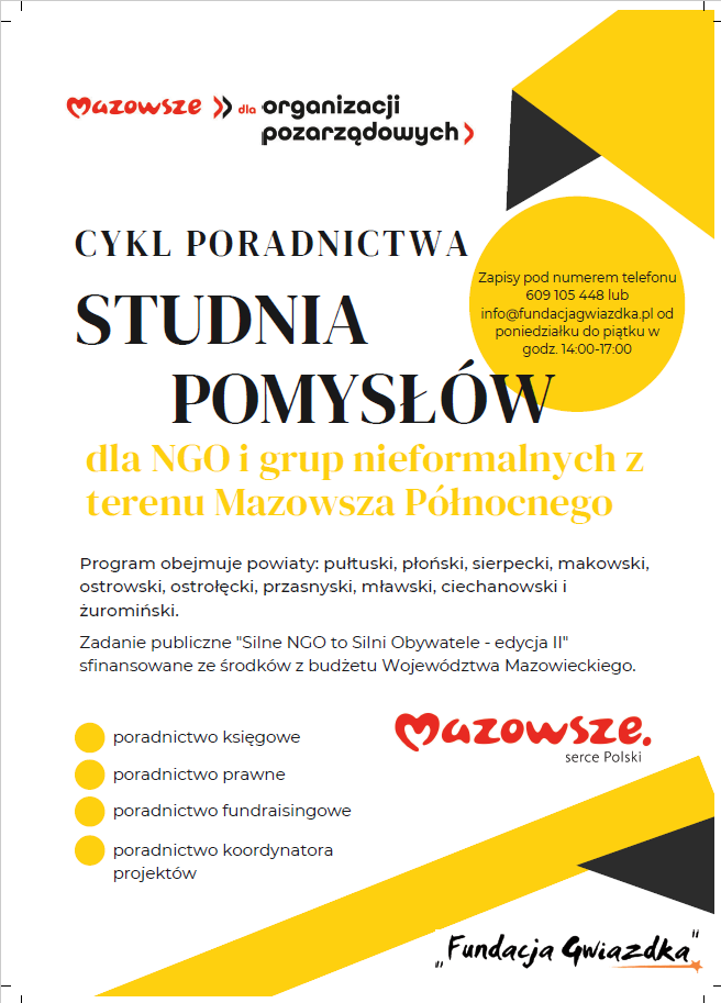 Fundacja Gwiazdka zaprasza na szkolenie