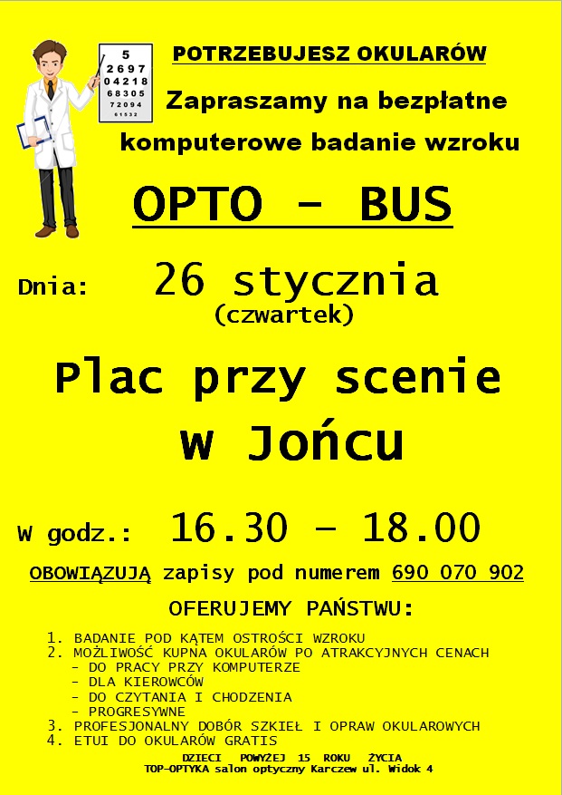 Bezpłatne badanie wzroku