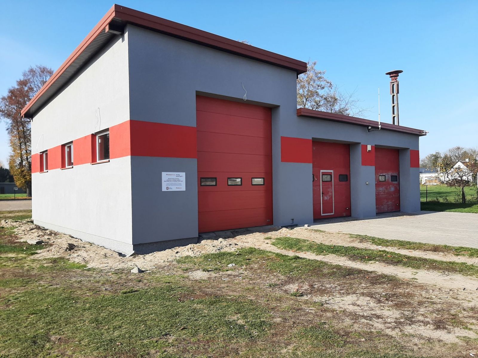 Modernizacja garażu OSP Joniec
