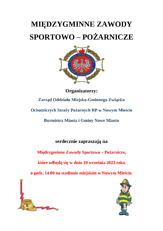 Zawody sportowo - pożarnicze
