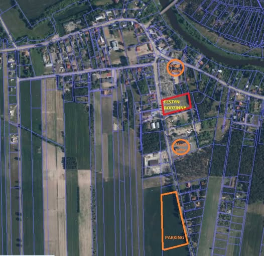 Informacja o parkingu podczas Festynu Rodzinnego.