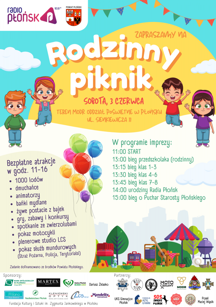 Zaproszenie na piknik rodzinny