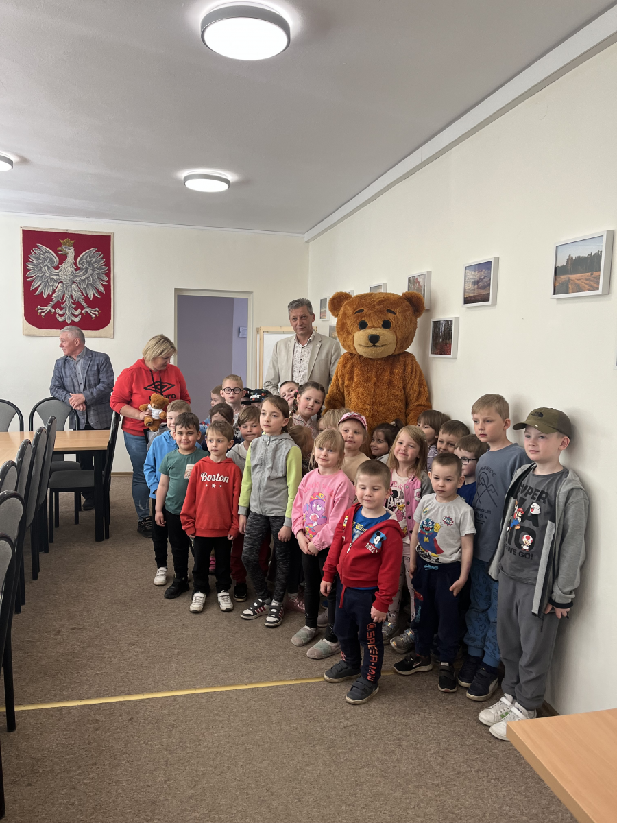 Odwiedziny przedszkolaków w Urzędzie Gminy w Jońcu