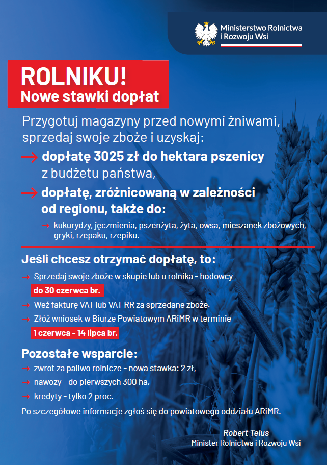 Informacja MRiRW