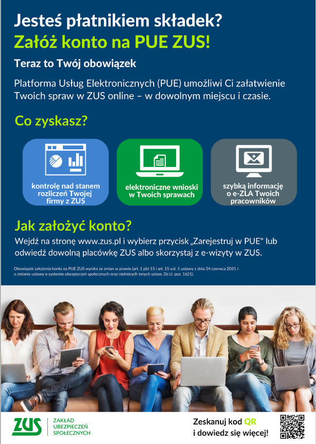 Informacja dla przedsiębiorców, firm, osób prowadzącyc działalność gospodarczą