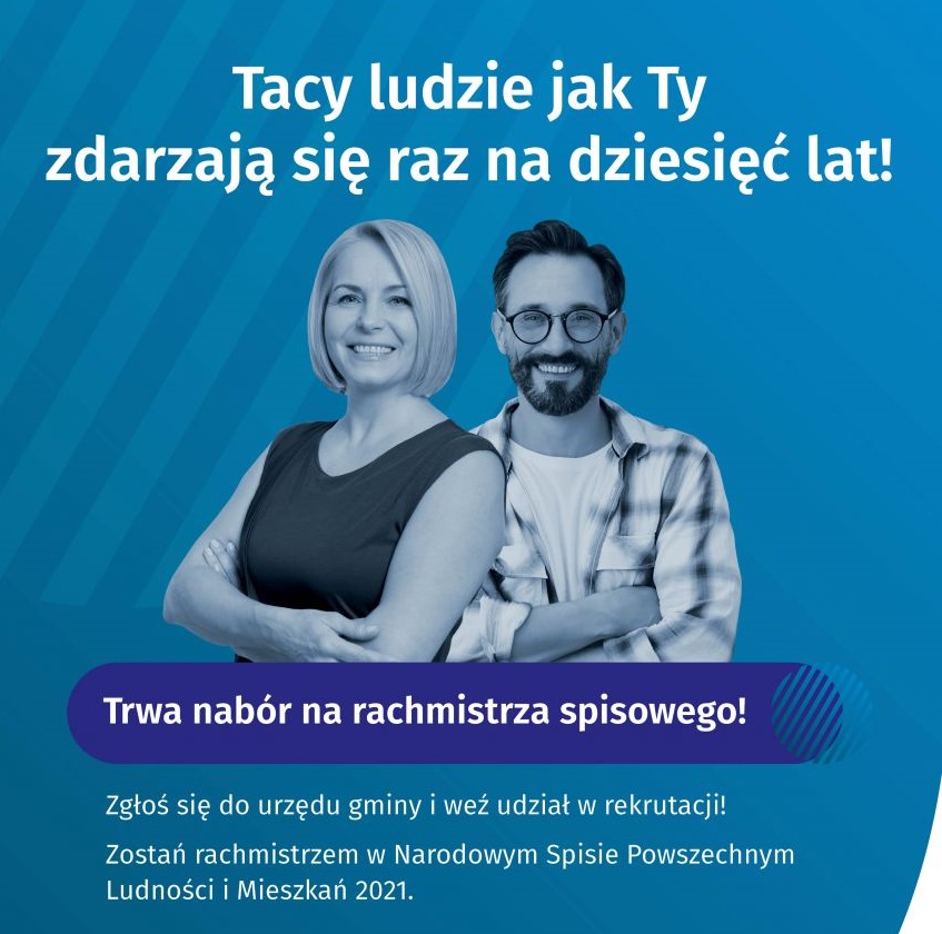 Przedłużenie rekrutacji na rachmistrza spisowego!