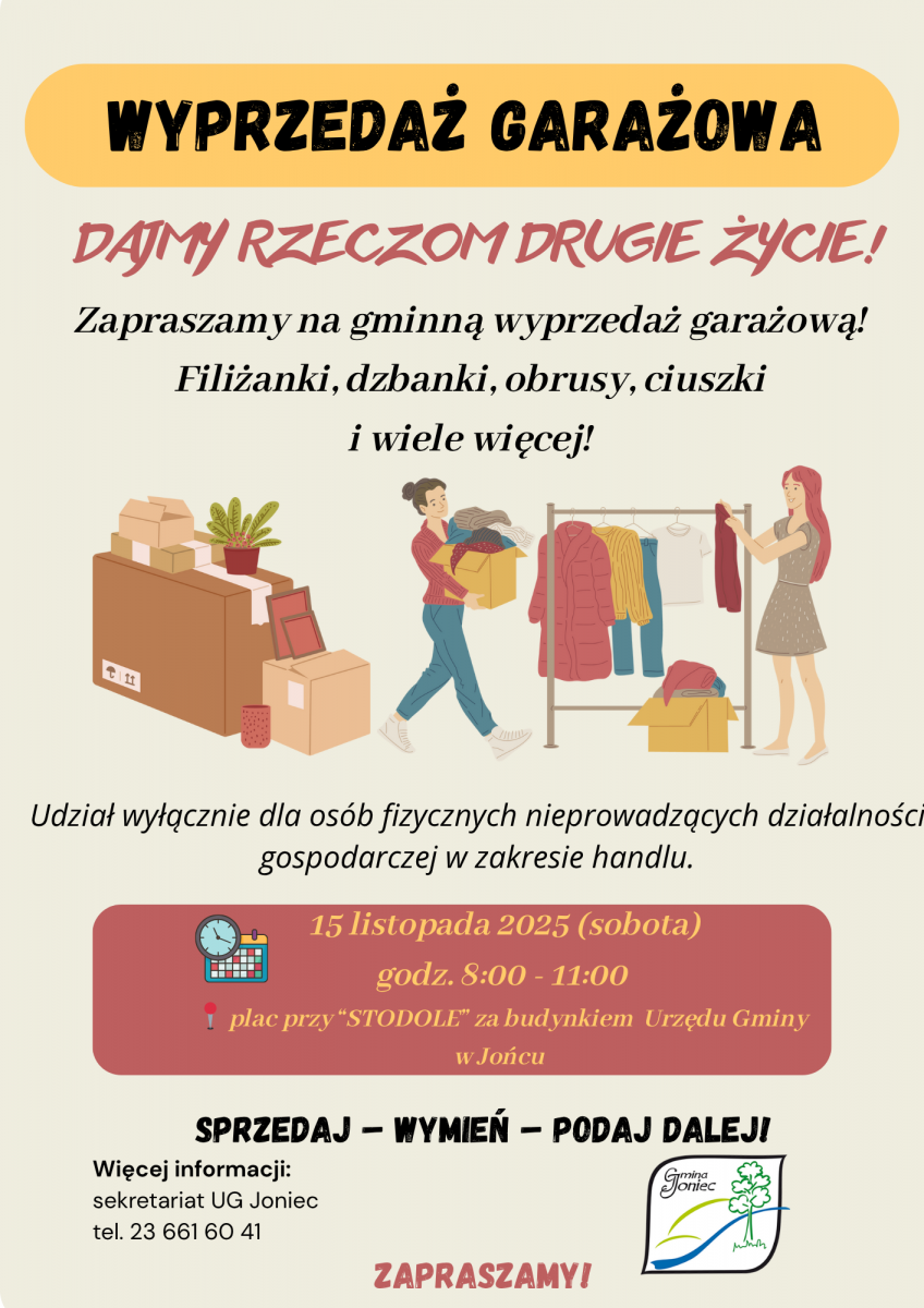 Wyprzedaż garażowa