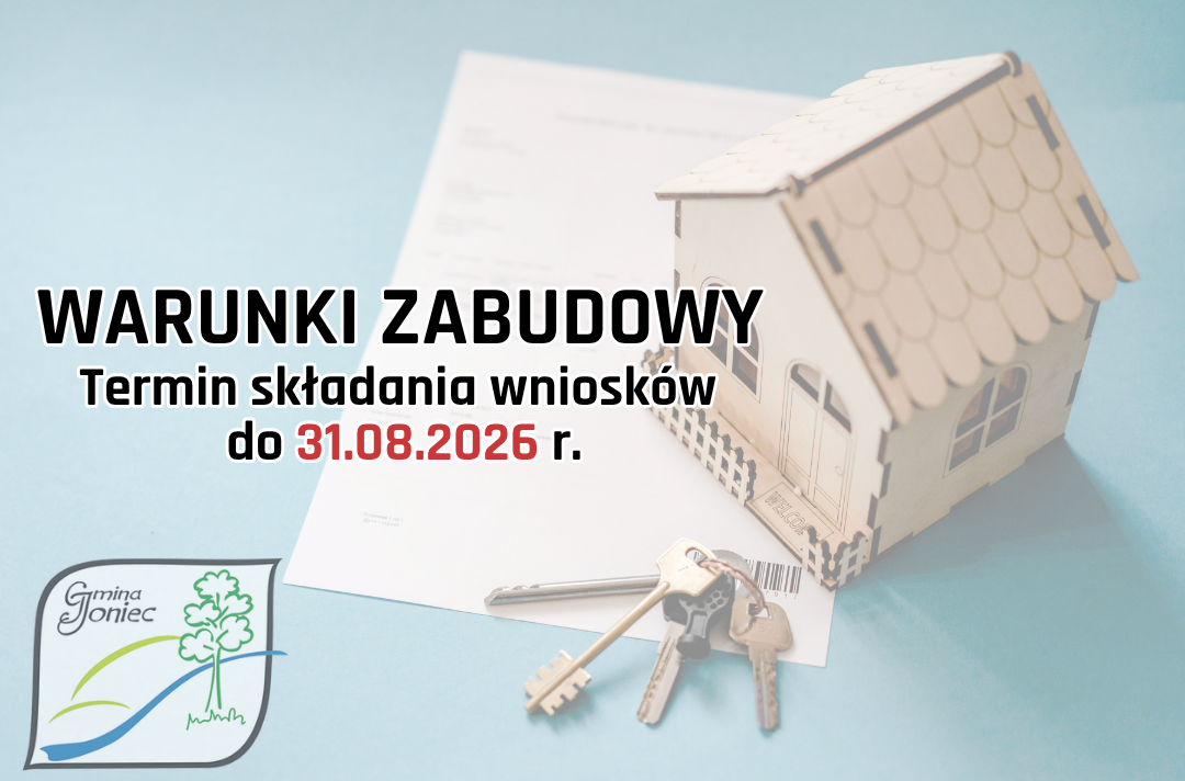 Ważna informacja dotycząca składania wniosków o wydanie decyzji o warunkach zabudowy